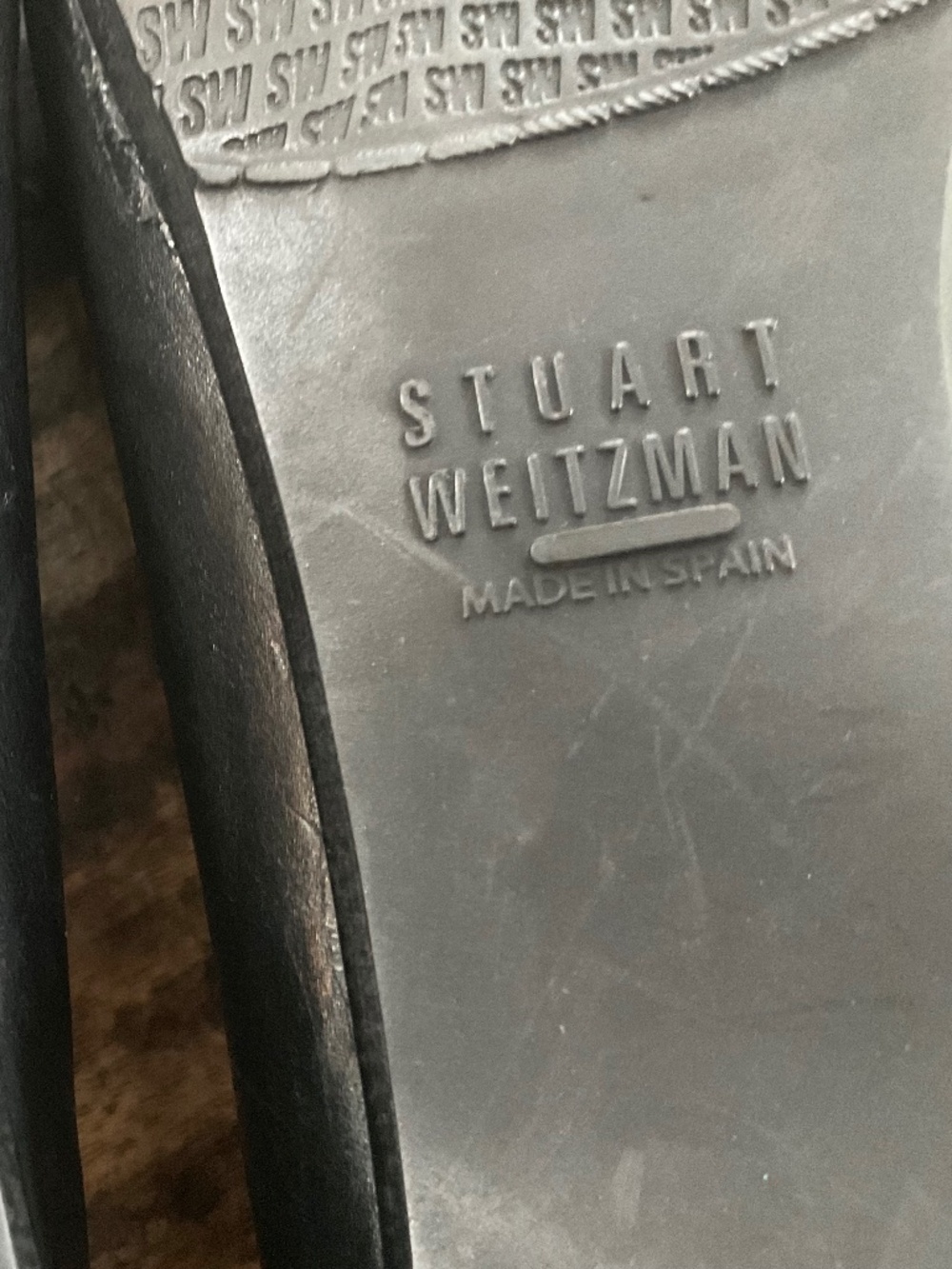 Stuart Weitzman black shoes,8M. - Picture 7 of 10